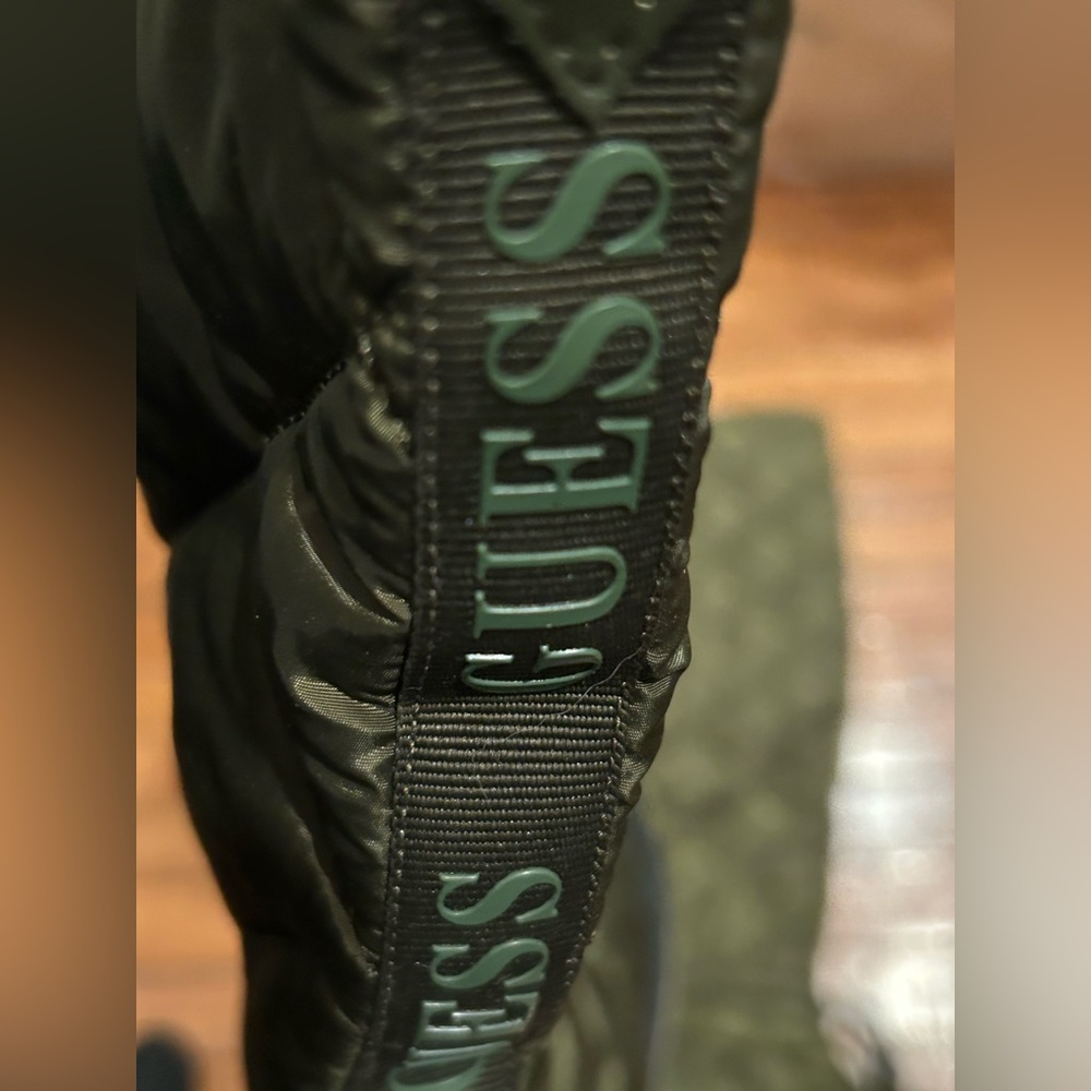 Guess Olive Green Quilted Winter Boots size 7.5 new - Picture 13 of 16
